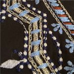 White House | Black Market 10 Romper Shorts WHBM Boho Embroidered Tassel Kimono Photo 6