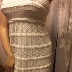 White Strapless Maxi Dress Photo 2