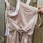 BCBGMAXAZRIA Snake-Embossed Wrap Maxi Dress Photo 6