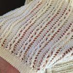 JustFab Cream Knit Sleeveless Top Photo 1