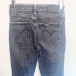 Levi's 721 High Rise Black Gray Majorly Distressed Skinny Jeans Photo 6