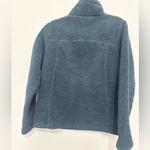 The North Face  green blue pullover sweater fleece size medium Photo 3