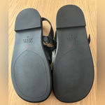 ZARA 🆕 Black Faux Fur Lined Flat Cage Sandals 9/40🆕 Photo 11