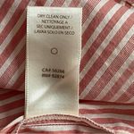 Ella Moss Pink and White Ruffled Long Sleeve Blouse Photo 4