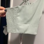 GeeGee  Bandeau Vneck Adjustable Strap Cropped Tank NWT Photo 4