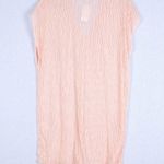 Jordan Taylor NWT  Womens Burnout V-Neck Cover Up Size M Pink Summer Beach Travel Photo 5