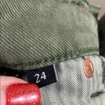 7 For All Mankind Revolve Olive Cutoff Jean Shorts Photo 6