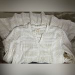 Elan  Cream Long Sleeve Tiered Dress Photo 8