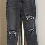 PacSun 0041. ‎ Black Distressed Mom Jeans Photo 0