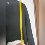 Free People Charcoal Crew Neck Sweater Photo 6