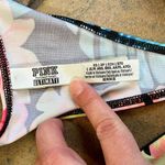 PINK - Victoria's Secret PINK Victoria’s Secret Black Floral Tropical Twist Keyhole Sports Bra XS Photo 3