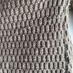 Gap Women’s M Boyfriend Cable Knit Pullover Sweater Long Sleeve Mushroom Brown Photo 5