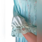 Vanity Fair Vintage  Long Lace Belted Robe Photo 2