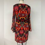 MSK Floral Bell Sleeve Dress L Size L Photo 6