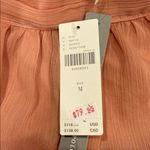 Anthropologie NEW WOMENS  Sheer Blouse in Terracotta Medium Photo 6