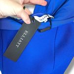 Elliatt NWT Rochelle Royal Blue Off-Shoulder Sash Draped Mini Gown Dress Small Photo 10