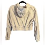 Hollister  Women’s Corduroy Zip Up Hoodie Jacket Cream Beige 100% Cotton Size S Photo 1