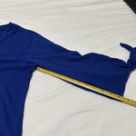 Michael Kors MK Blue Blouse Shirt Top 3/4 Sleeve Size M Medium Photo 9