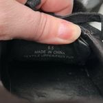 J/Slides nyc Pom Pom black fashion lace up low top loafer sneakers size 6.5 Photo 8