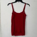 Old Navy Y2K Babydoll‎ Red Lace Trim Tank Top size M  Photo 3