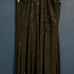 Black Halter Sparkle Dress Size L Photo 0