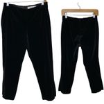 Trina Turk  Velvet Stretch Straight Leg Crop Pants Photo 1
