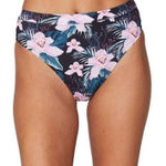 Spiritual Gangster NEW Size L Pink Irises Bahia Swim Bikini Bottoms Photo 0