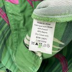 Anthropologie The Odells Kelly Green Peasant Blouse Geometric Print Size Small Photo 8