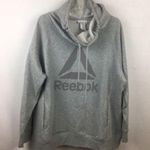 Reebok  Gray Long Sleeve Hoodie Sweatshirt 1X New Photo 0
