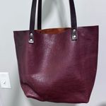 Portland Leather Goods Brown Hand Made Tote Bag Purse Photo 8
