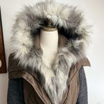Vera Wang Brie Faux Fur Anorak Hooded Parka Winter Coat Small Photo 9