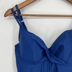 BIRDSONG BARE NECESSITIES NWT Dori Underwire Wrap Tankini Top Size 32DD Blue Photo 4