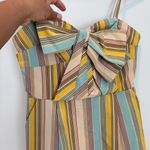 Anthropologie Moulinette Soeurs Straightaway Jacquard Striped Dress with Bow Detail size 2 Photo 1