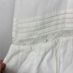 Storia  NWT White‎ Lace Buttons Mini Babydoll Dress Women's Small Photo 7