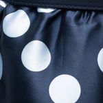 Kay Unger . Tinslee Tea Length Polka Dot Dress. Photo 12