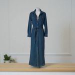 Lauren Ralph Lauren Criselda Denim Jumpsuit Size 10 Blue Photo 4