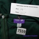 Unique Vintage Gwynnie Bee Luggage Print Emerald Dress, 3X Photo 11