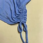 Me to We  Blue Crop Top - Size Large - GUC Photo 3