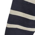 White House | Black Market WHBM Dress Large Black Gold Stripe Rouching Boatneck Mini Photo 2