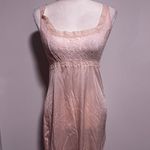 Vintage Warners Lace Trim Slip Dress Babydoll Lingerie Nightie 36 / Medium Pink Photo 0