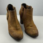 Sperry Top Sider Dasher Booties Women Size 8.5 Brown Western Boho Leather Boots Photo 3