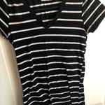 Heart and Hips Black And White Striped Top Photo 1