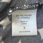 New York & Co. navy and white polka dot top size small Photo 3