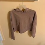 Alo Yoga Smoky Quartz Box Crop Hoodie Photo 1
