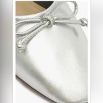 Schutz New in Box  Arissa Metallic Silver Ballet Flats Sz 7.5 Photo 3