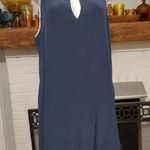 Lavender Brown Silk Mini Dress with Pockets Photo 0