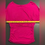 EXPRESS  Dolman Ruched Hot Pink Blouse Sz XS Photo 9