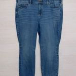 Lands' End Women's Plus Size 22W Medium Wash High Rise Ankle Skinny Jeans Blue Photo 1