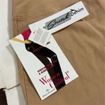 Women with Control Capri Yoga Pants Beige Stretch Knit Leggings Pockets Size 2X Photo 3