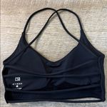 CSB Strappy Black Sports Bra Size Small Photo 1